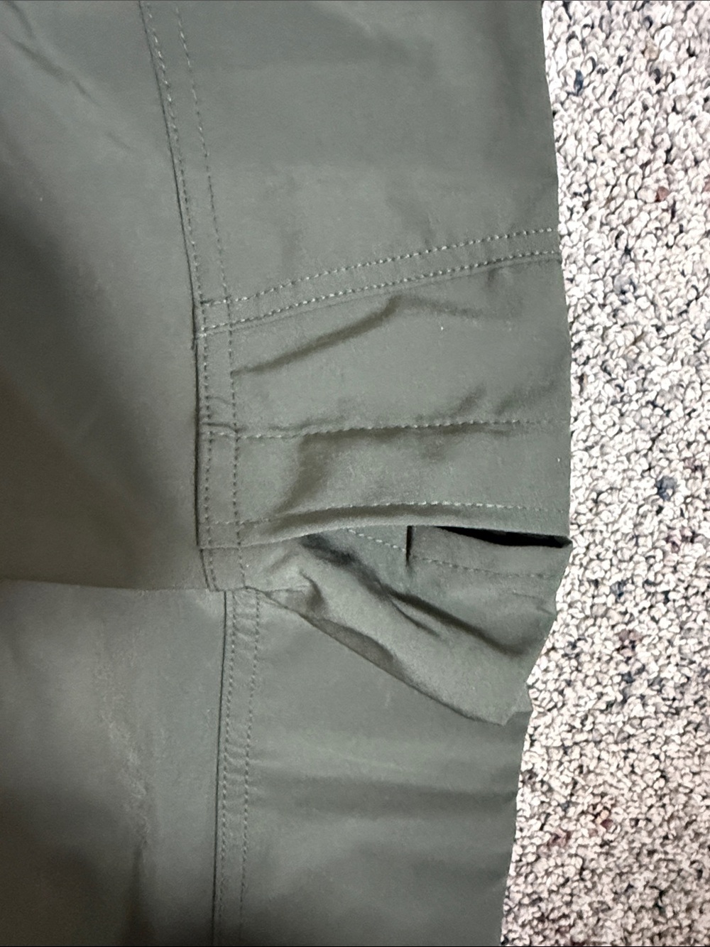 Layer8 Olive Green Utility Jogger Woven Hike Hiking Active Pants Sz L NWT - Picture 8 of 12
